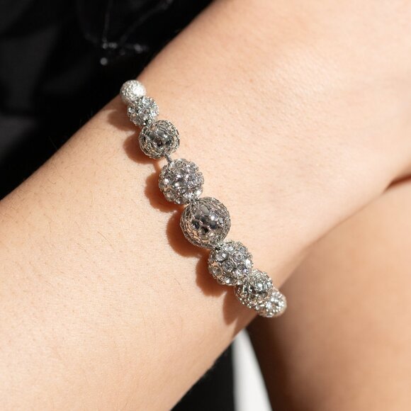 paparazzi Jewelry - Steampunk Season - White Bracelet